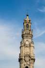 Bell tower of the Church of the Clergymen (Igreja dos Clerigos), Porto, Portugal. Art Print